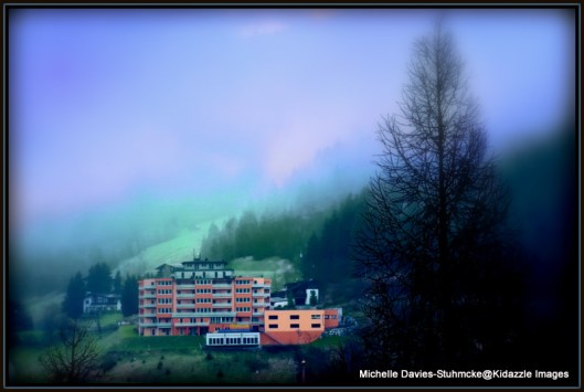 Bad Gastein on a Magical Foggy Morning