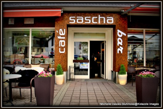 Outside Sasha's in Zell Am See.