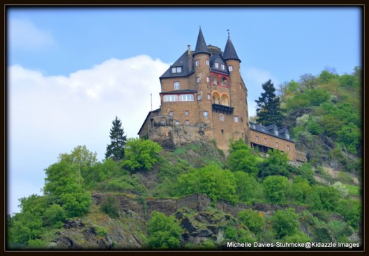 Same castle on the Middle Rhine in Germany