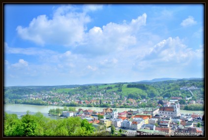 Another photo of the beautiful view in Passau, Germany