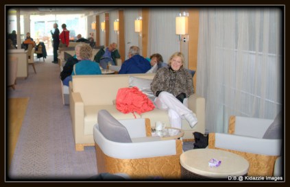 Michelle in the Viking Tor Lounge Area