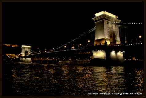 The Chain Bridge, Budapest, Hungary. The Chain Bridge, Budapest, Hungary.